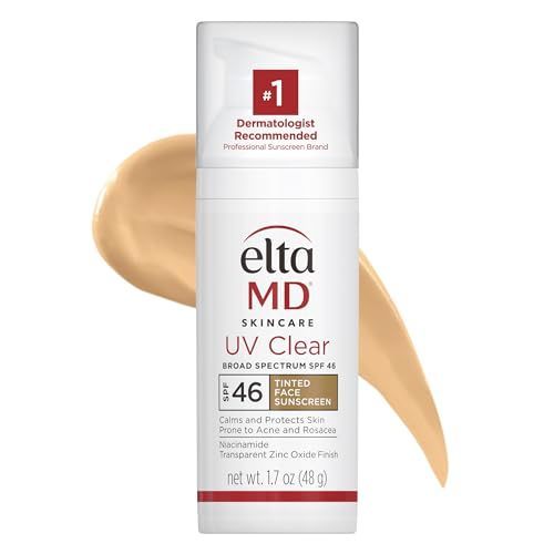Protetor Solar Facial EltaMD UV Clear Tinted , Fps 46 Sem Óleo Com Óxido De Zinco , Recomendado Por Dermatologista