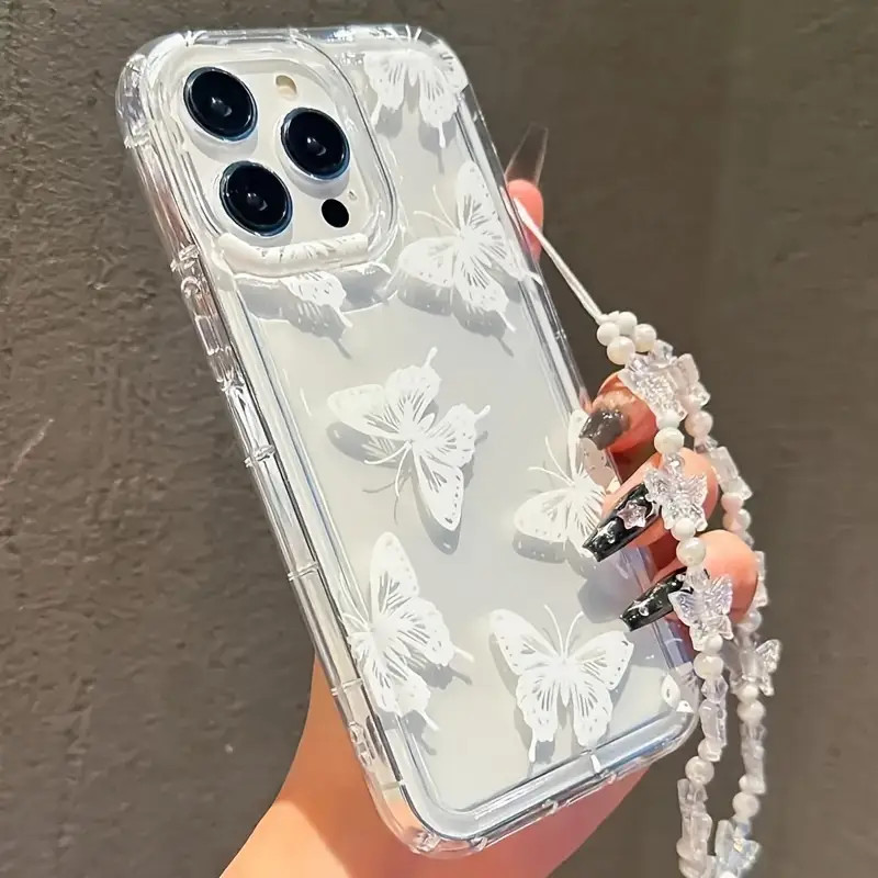 Capinha Capa Material transparente TPU Borboleta Linear Samsung A04 A05 A15 A23 A32 A34 A35 A50 A52 A55 A72