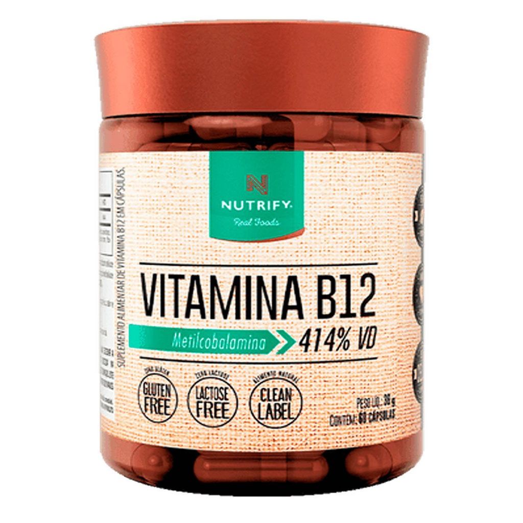 Vitamina B12 - 120 Cápsulas - Nutrify