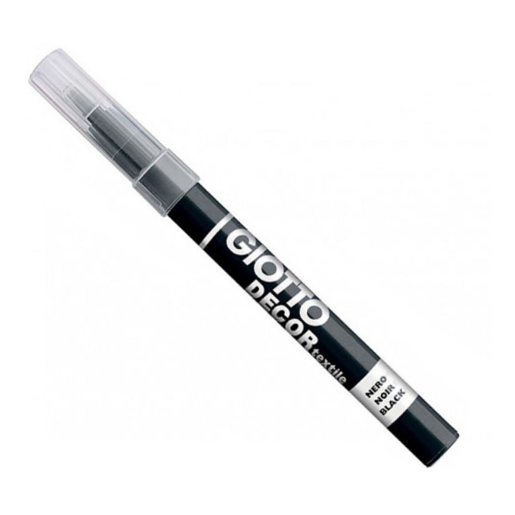 Caneta PRETA Permanente Tecido Marker GIOTTO - 495436