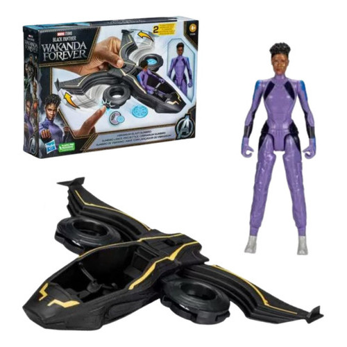 Boneca E Veículo Pantera Negra Wakanda Para Sempre Hasbro