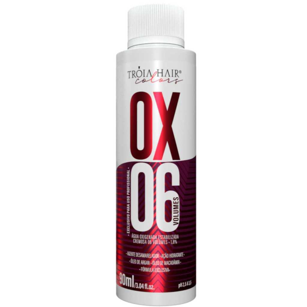Ox Profissional Emulsão Reveladora 06 Volumes 90ml - Troia Hair
