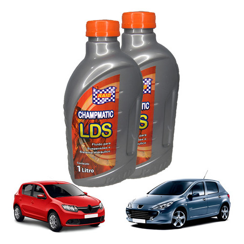 2L Óleo LDS Direção Eletrohidráulica Suspensão Peugeot 307 308 408 508 Citroen C3 C4 C5 DS3 DS4 DS5