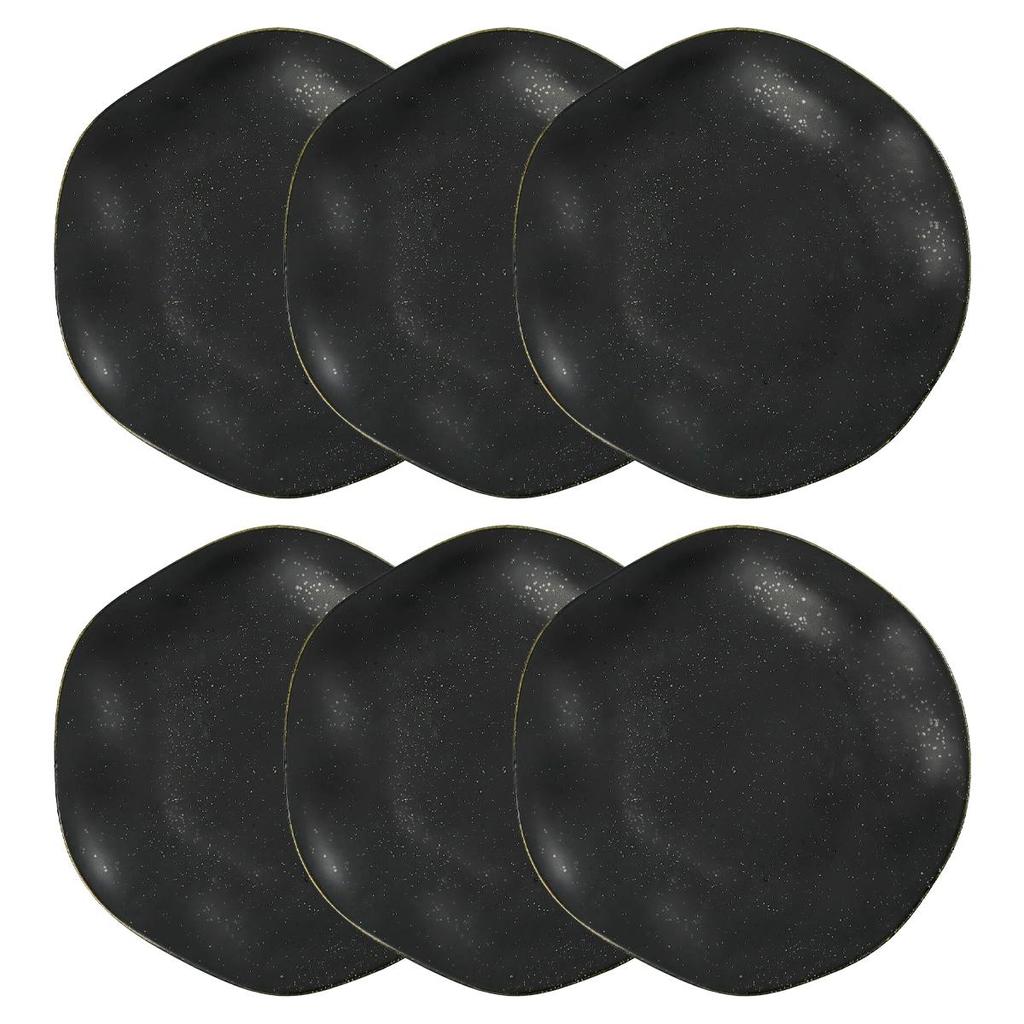 Jogo de 6 Pratos Rasos 27,5cm Oxford Ryo Volcano em Oferta na Shopee