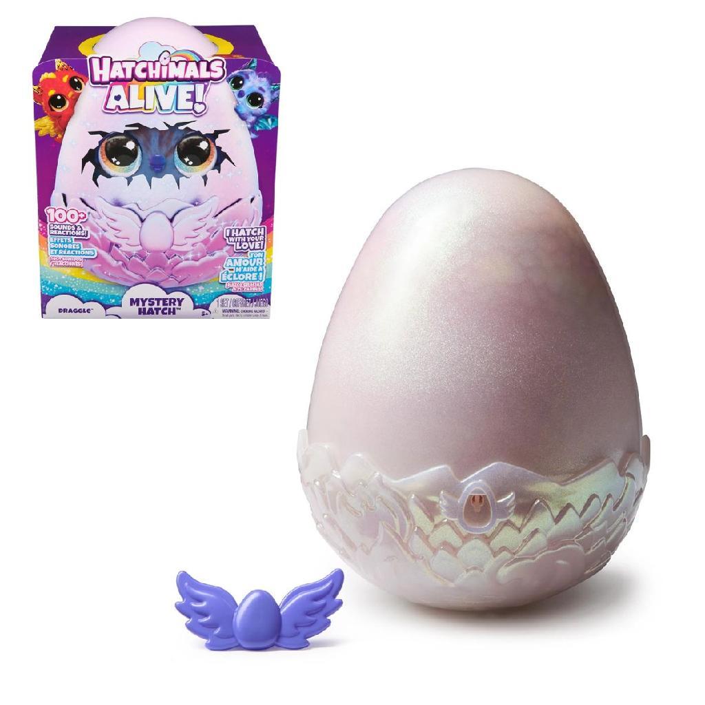 Hatchimals Alive Ovo Interativo Dragão Azul ou Laranja com Luz e Som