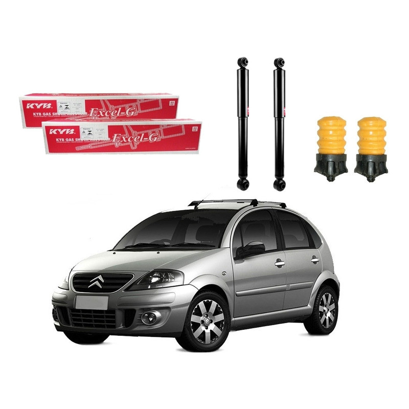 Kit Amortecedor Traseiro Kayaba C3 1.4 1.6 2003 A 2012