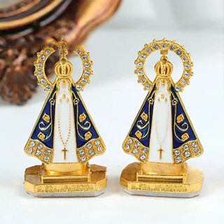 Kit 5/10/15 Carruagem de Nossa Senhora Aparecida Metal 5,5cm - Adesivo Painel Carro com Fita Dupla Face em Oferta na Shopee