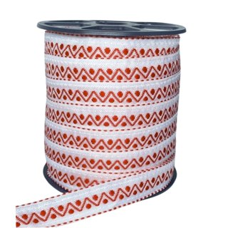 Galão Passa Fita falso Zig Zag Bordado 50m em Oferta na Shopee