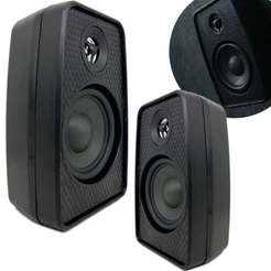 Kit 2 Caixa De Som Ambiente 70w Parede/teto Resistente Leson