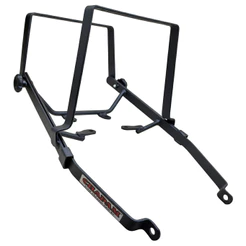 SUPORTE BAÚ MOTOBOY CHAPAM HONDA FAN 160 / START 160 / 2014 A 2024 ( ALTO ) ( PRETO FOSCO )