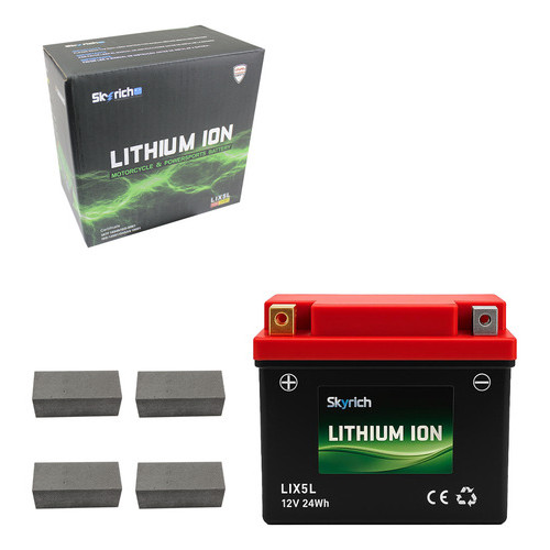 Bateria Lithium 12v Honda Cg 125 150 160 Nrx Bros Xre 190 em Oferta na Shopee