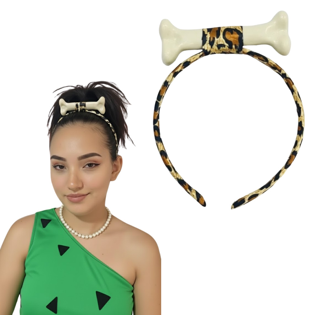 Tiara Arco Pedrita com Osso – Fantasia Infantil Pré-Histórica, Cosplay e Festas Temáticas em Oferta na Shopee
