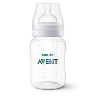 Mamadeira Anti-Colic Philips Avent 1M+ Transparente 260ml em Oferta na Shopee