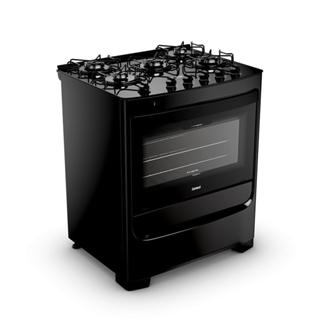Fogão 5 Bocas Consul CFS5VBE Mesa de Vidro Preto em Oferta na Shopee