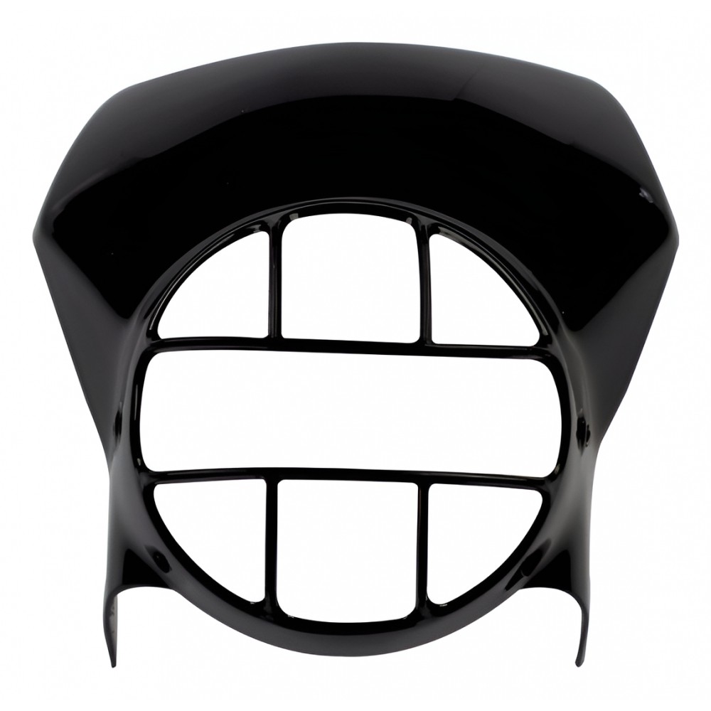 Carenagem Capa Frontal Do Farol Moto Honda Xlx 250 Xl 250 r Xls 125 Duty Preta Mod Original Preto