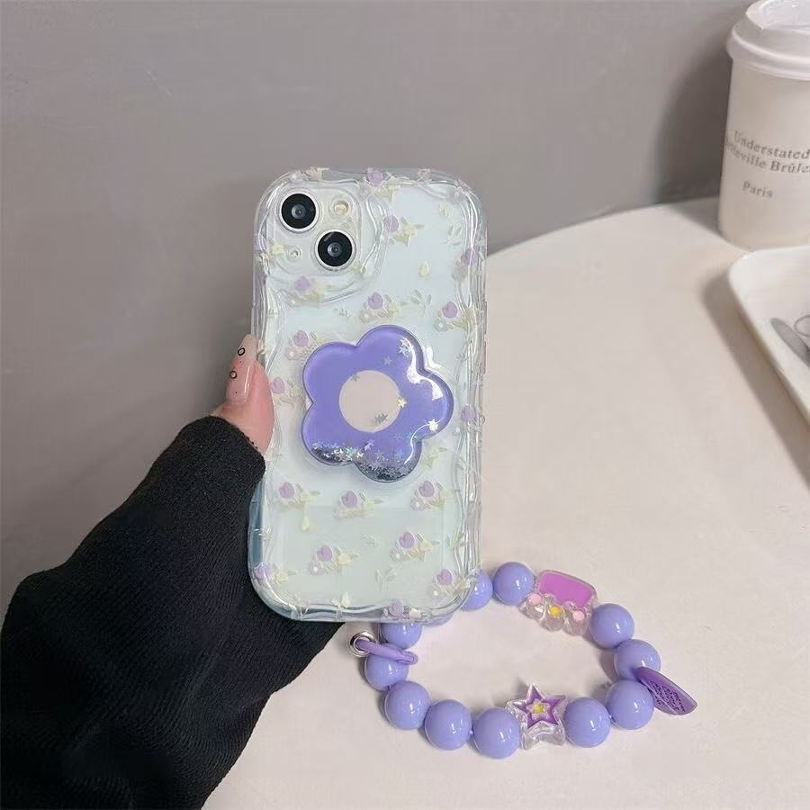 Capa De Pétala De Flor Para Samsung Galaxy A56 A26 A36 A54 A34 A14 A15 A16 A06 A55 A35 A25 M14 A04S A04E A05S A05 A52 A3
