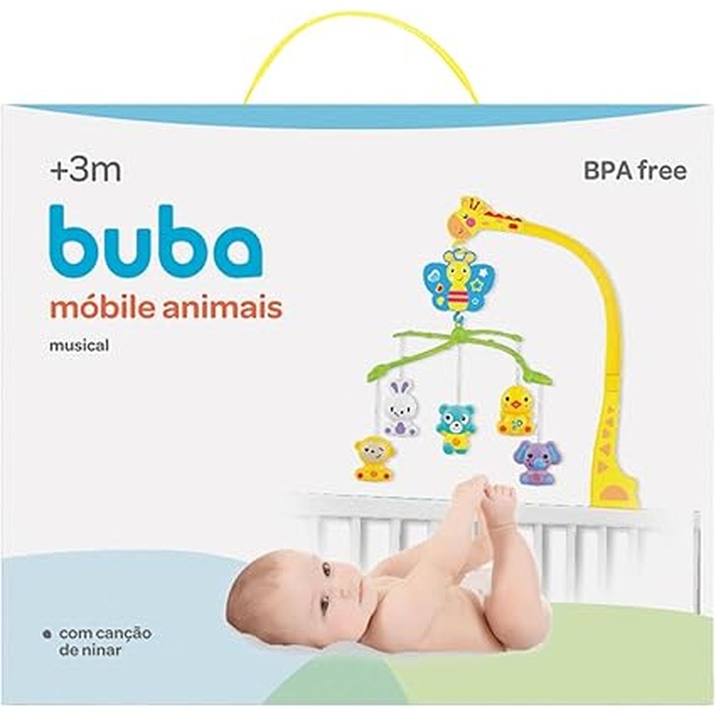 Buba Móbile Musical Animais +3M