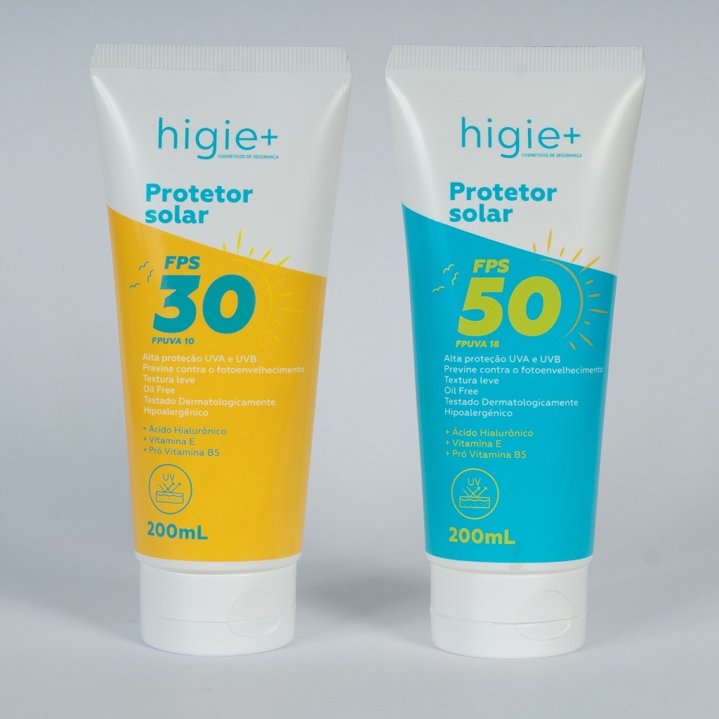 Protetor Solar Toque Seco Oil Free FPS 30 50  200ML Hipoalergênico - Dermatologicamente