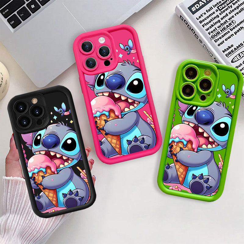 Capa Para Samsung A17 A07 A56 A36 A55 A54 A16 A15 A14 A05S A51 A52 A34 A35 A32 A13 Sorvete Dos Desenhos Animadossilicone
