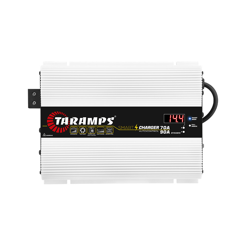 FONTE CARREGADOR TARAMPS SMART CHARGER 70 A / 90 A BIVOLT