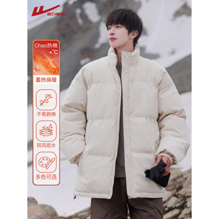 Puxar para trás jaqueta acolchoada masculina outono inverno quente engrossado 2025 novo estilo acolchoado jaqueta acolch