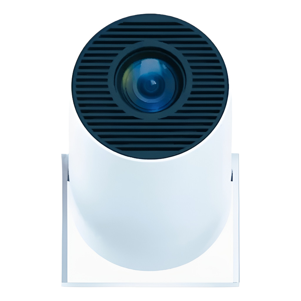 Projetor Mini Hy300 4k Com Home Theater 2.1 Branco