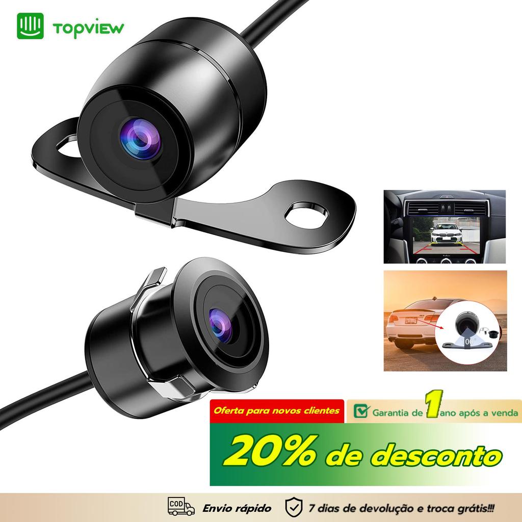 Câmera de bordo universal tipo borboleta para veículos Câmera traseira com visão noturna de alta definição em Oferta na Shopee