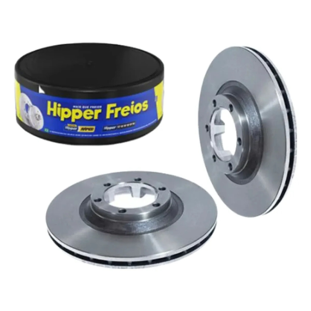 Par Disco Freio HIPPER FREIOS Ventilado 500 Argo Cronos Fiorino Grand Siena Idea Linea Palio Punto
