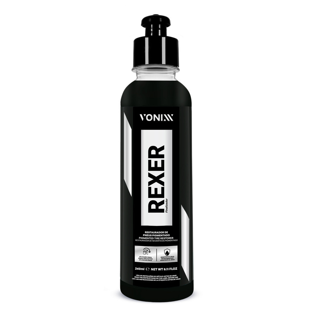 Rexer Restaurador de Pneus Pigmentado Vonixx 240ml em Oferta na Shopee