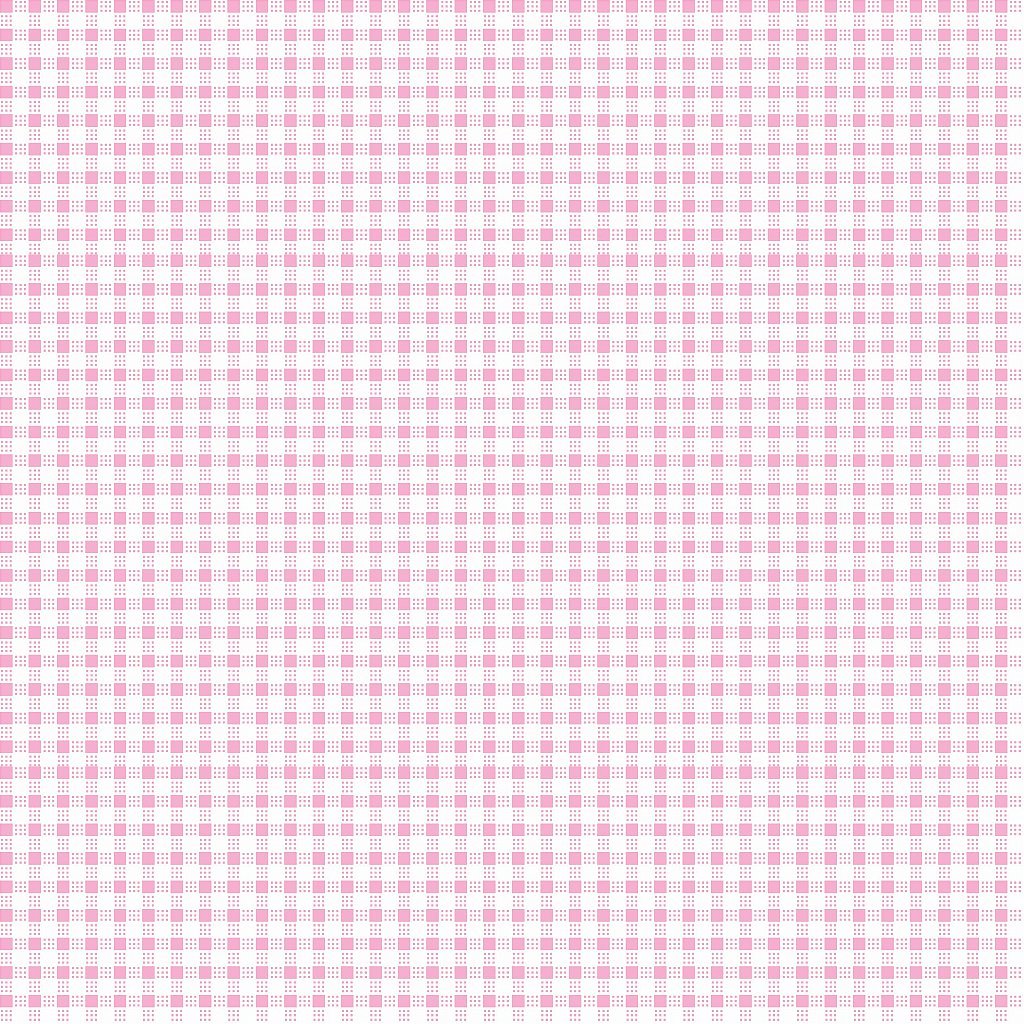 Tecido Tricoline Mini Xadrez Rosa (2 mm) - Peripan - 50 x 150 cm