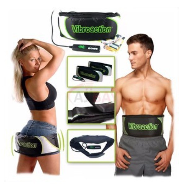 Aparelho Massageador Vibroaction Cinta Vibratória Abdominal