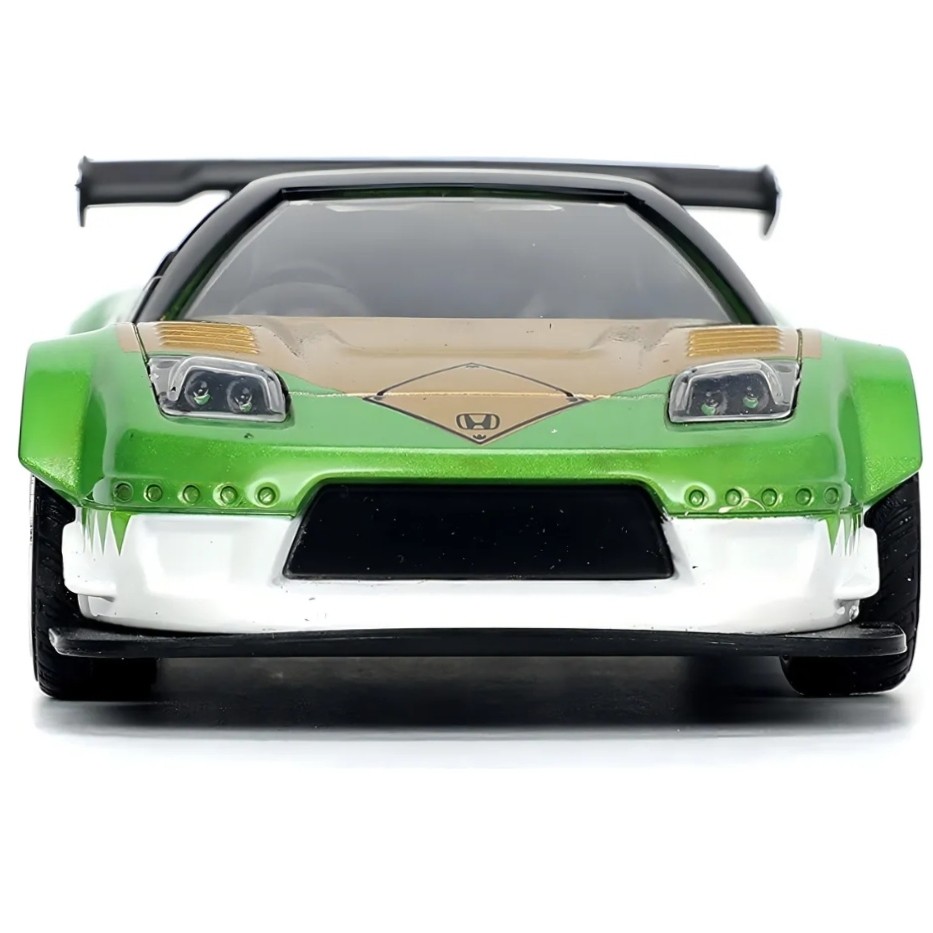 Miniatura Honda NSX Type-R Japan Spec - Power Rangers Verde (2002) - Metals Die Cast - 1:32 - Jada Toys
