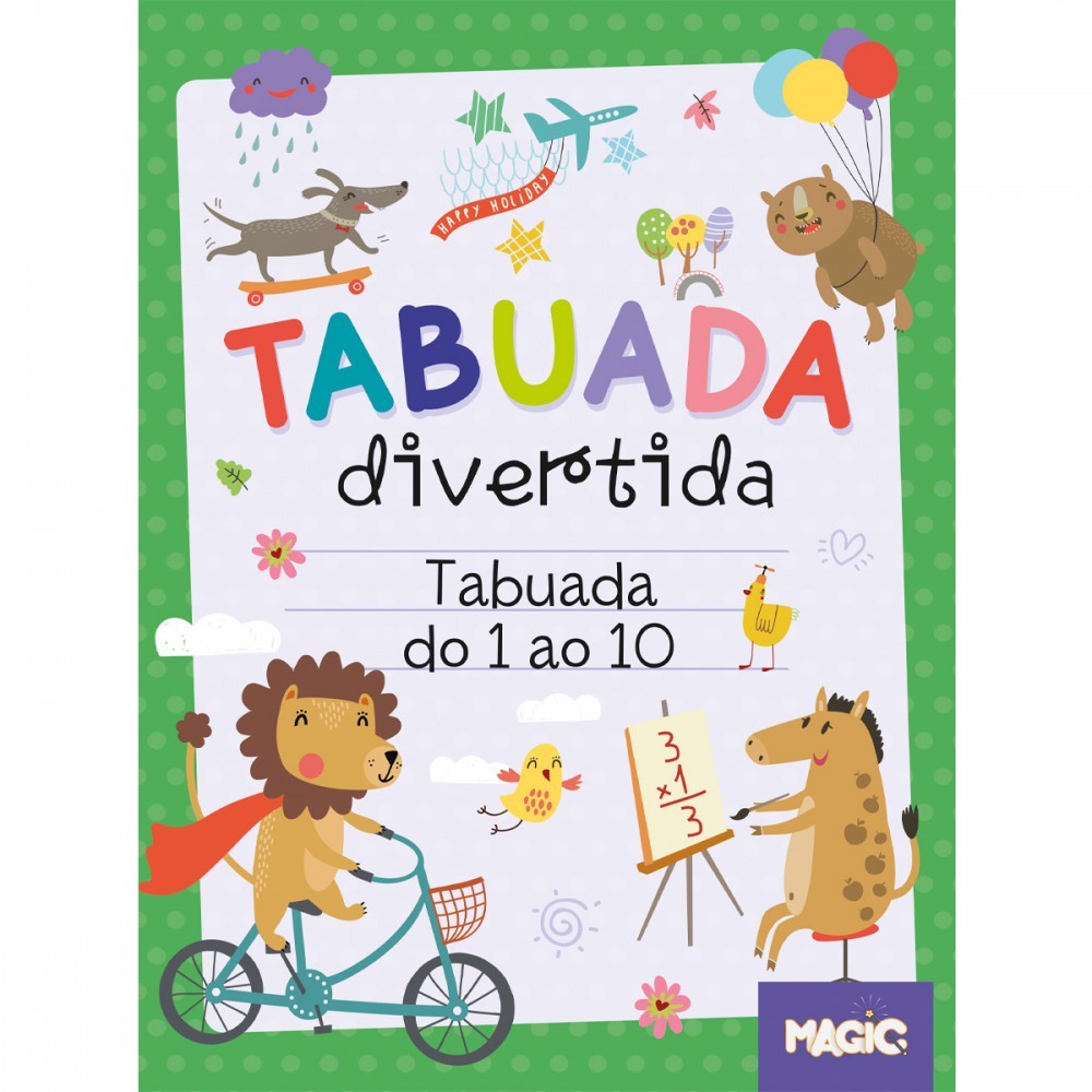 Livro Tabuada divertida em Oferta na Shopee