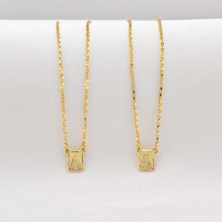 Colar Escapulário Feminino Nossa Senhora Aparecida Plaquinha Jesus Banhado Ouro 18k em Oferta na Shopee