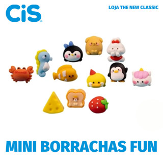 Kit Mini Borrachas Cis Fun Cute Fofa - Bichinhos Comidinhas em Oferta na Shopee