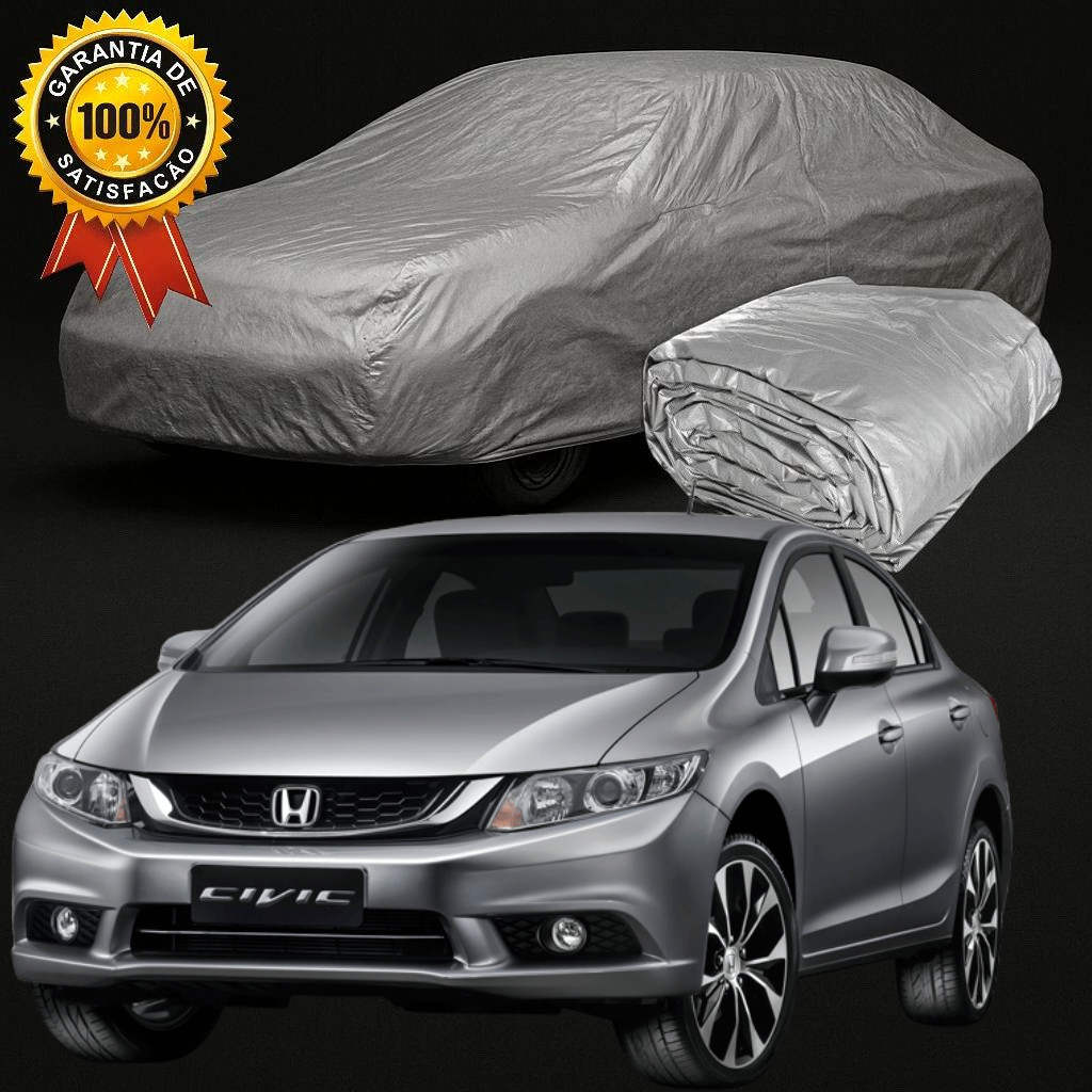 Capa Cobrir Honda CIVIC - 100% Impermeável Com e Sem Forro - ARMADA FORCE em Oferta na Shopee
