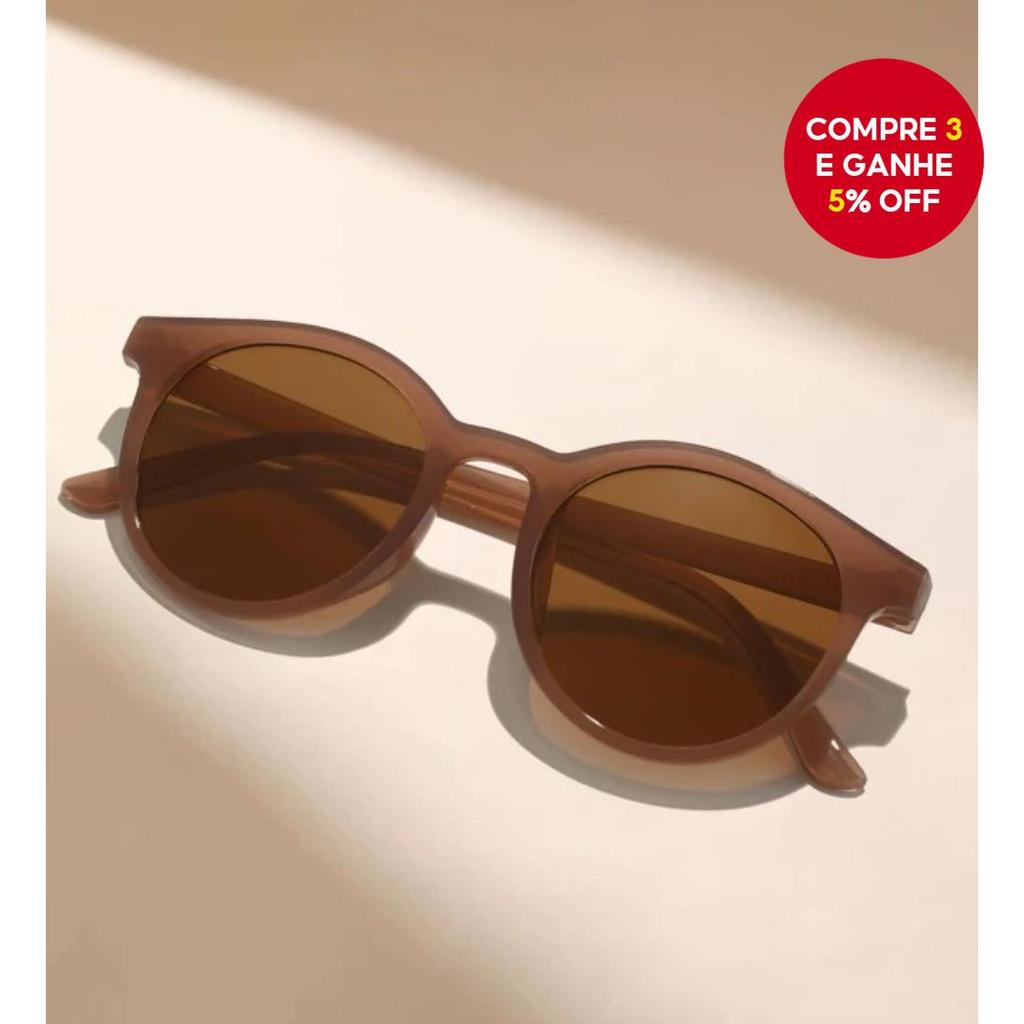 Óculos De Sol Redondos Retrô Coreanos – Armação Leve Unissex Para Dirigir Com Proteção UV Urbanos E Viagens