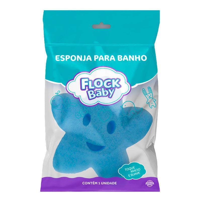 Esponja para Banho Flock Baby Estrela 1 Unidade em Oferta na Shopee