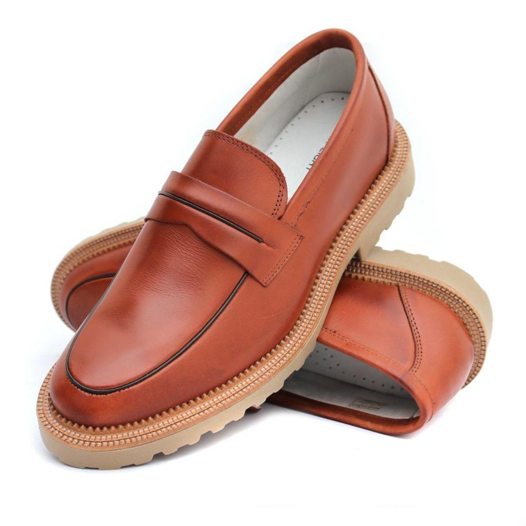 Mocassim Masculino Couro Legítimo Artesanal Loafer Premium