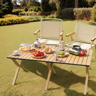 Mesa Dobrável de Alumínio Portátil Camping Praia com Tampo de Alumínio em Oferta na Shopee