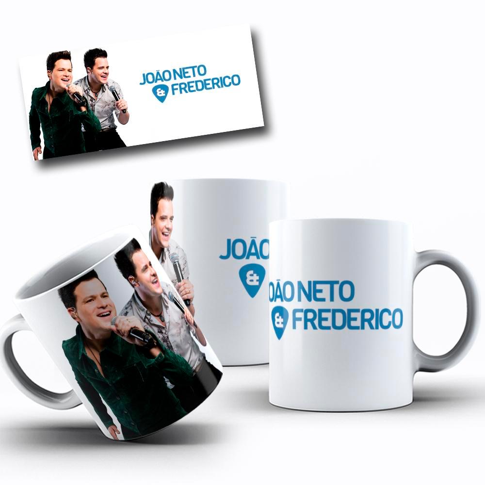Caneca personalizada ceramica JOÃO NETO E FREDERICO