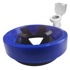 Anel vedação para vaso sanitário com guia