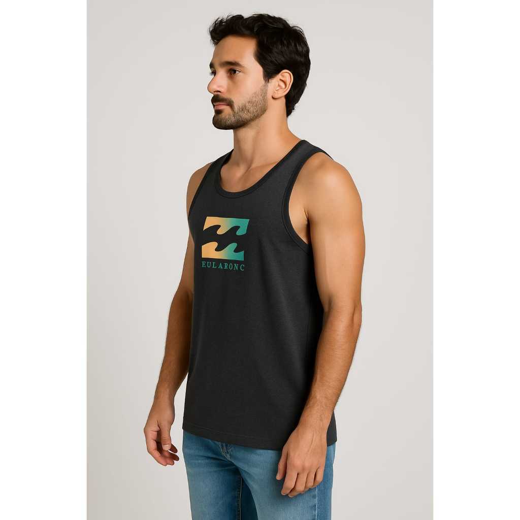 camisetas regata masculina algodão Premium surf praia verao academia fitness basicas