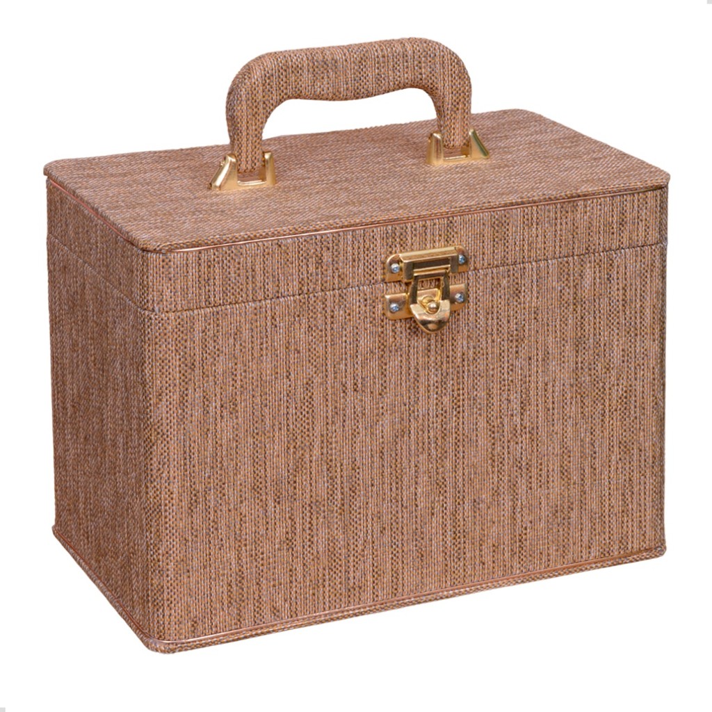 Maleta Box 10x15 600 fotos 6 Álbuns Fotográficos JUTA DOURADO Bodas de Ouro Adulto Baú Box