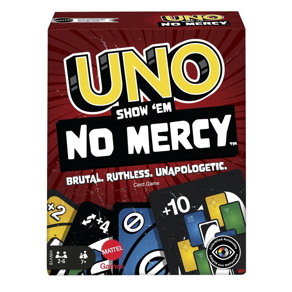 Jogo de Cartas Uno Mattel No Mercy em Oferta na Shopee