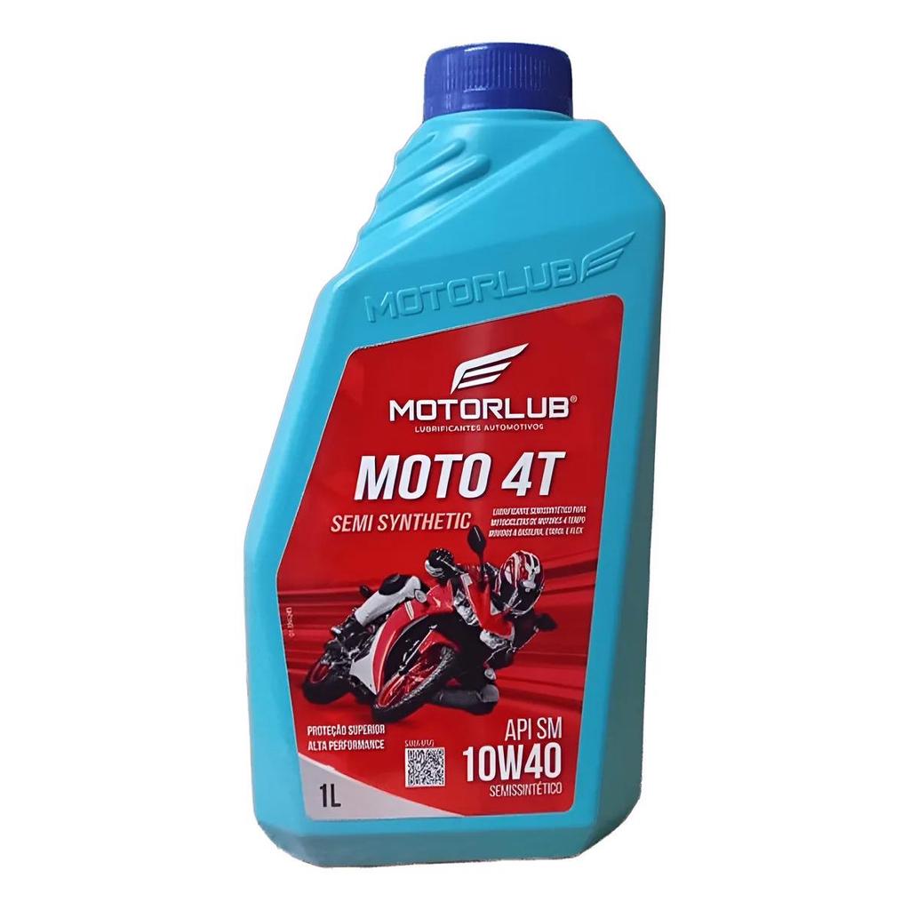 OLEO MOTORLUB 4T 10W40 SM SEMI SYNTHETIC 1L em Oferta na Shopee
