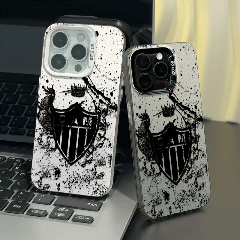 Capa celular Atlético Mineiro futebol time para iPhone 7+8 11 12 13 15 14 16 Pro Max Xr Xs Max 7 Plus capa anti impacto