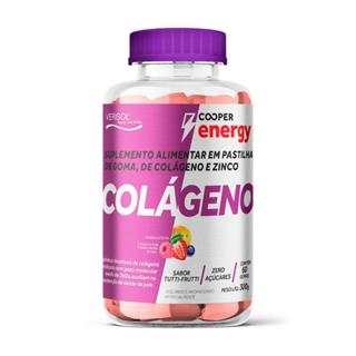 Suplemento Alimentar Cooper Energy Colágeno Sabor Tutti-Frutti 60 Gomas em Oferta na Shopee