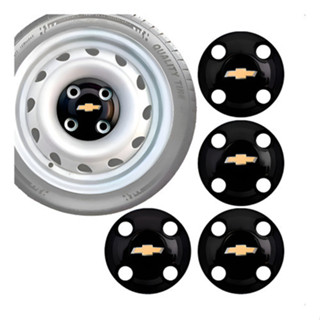Kit 4 Calota Centro Roda Onix Corsa Celta Aro 13 14 15 - Preto em Oferta na Shopee