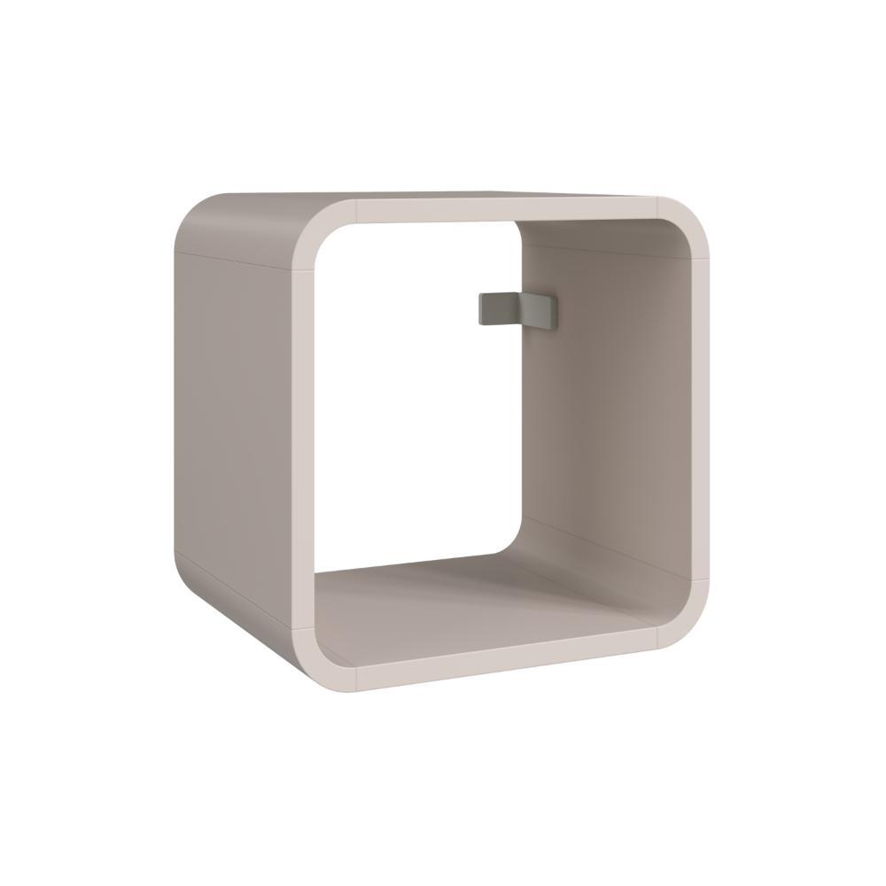 Prateleira Suspensa Nicho Simples Linha Curve CV008BDBD 30cm Bege Dunas - Comple
